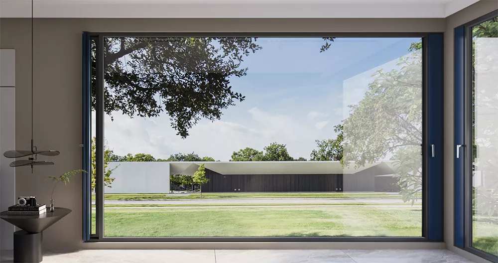 現代の住宅および商業ビル向けの革新的なマイクロ換気アルミニウム窓